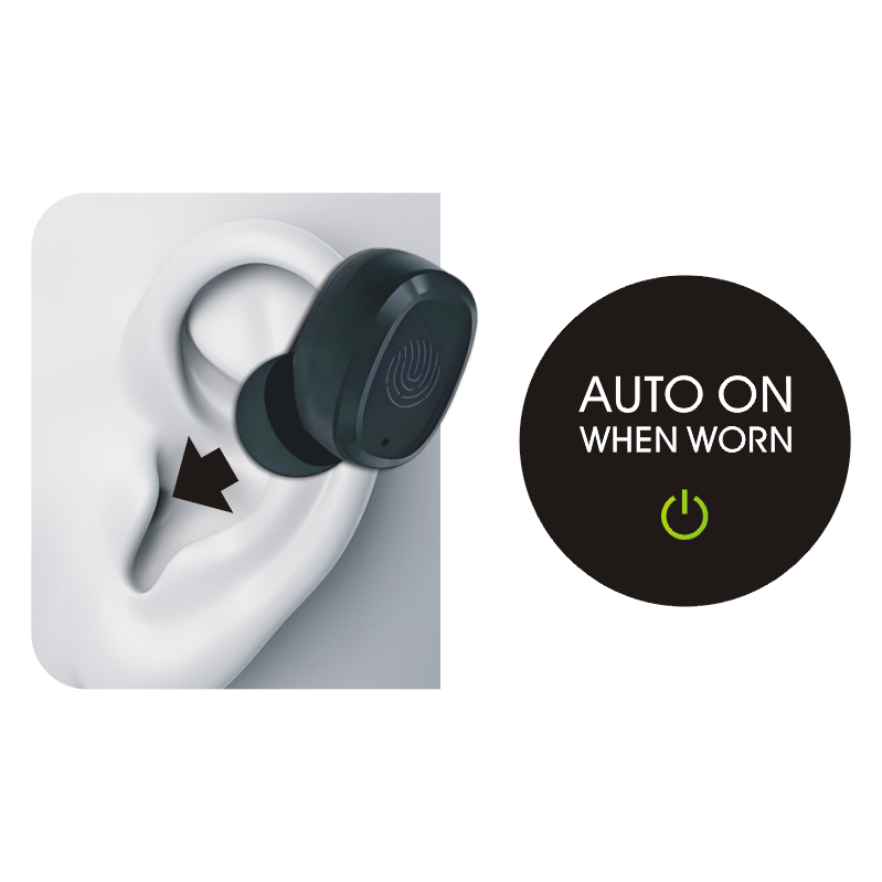 Rechargeable Headphones Style Hearing Aids
