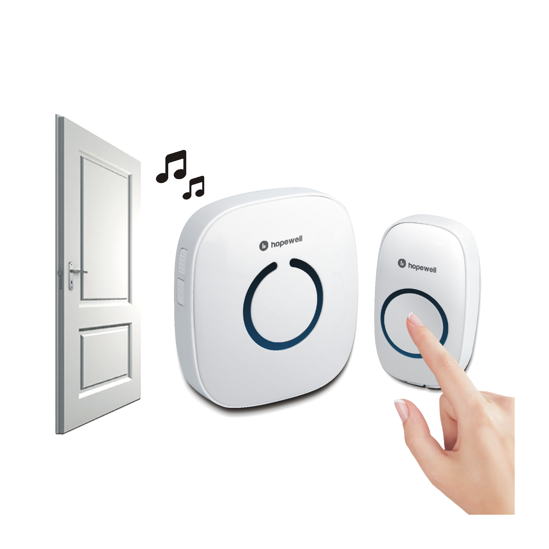300m ULTRA Plug-In Wireless Doorbell &nbsp | &nbsp Twin Pack