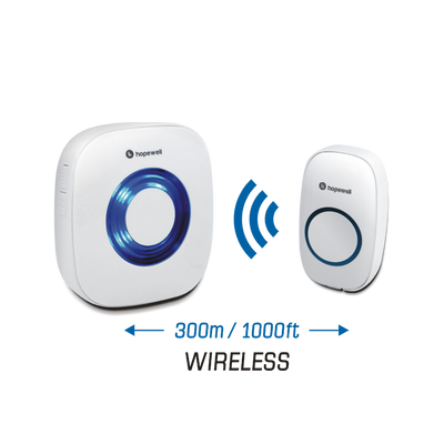 300m ULTRA Plug-In Wireless Doorbell &nbsp | &nbsp Twin Pack