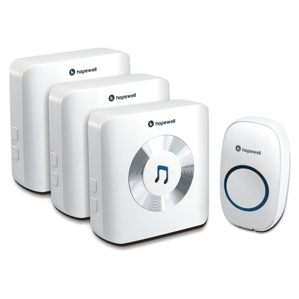 300m ULTRA Plug-In Wireless Doorbell &nbsp | &nbsp Triplet Pack