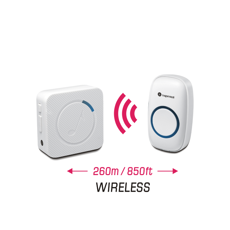260m ULTRA Mini Plug-In Wireless Doorbell