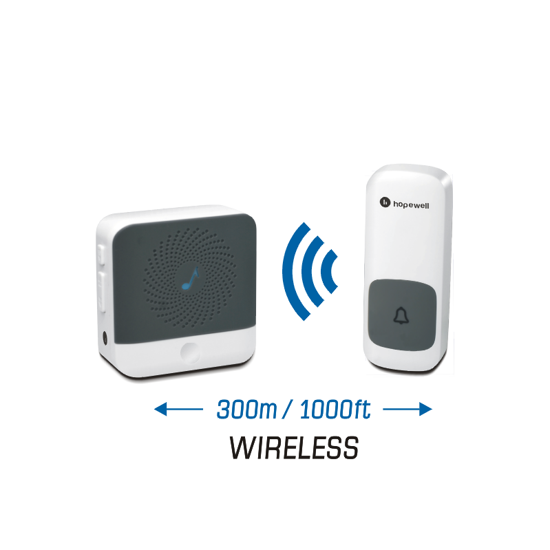 300m ULTRA Mini Plug-In Wireless Doorbell