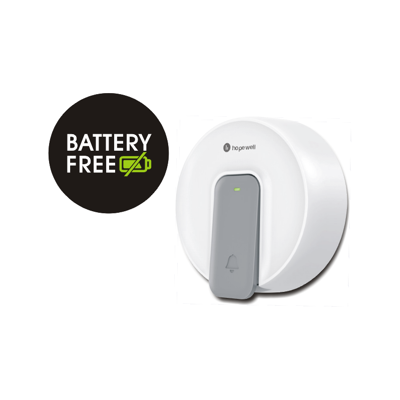 150m EXTRA Mini Battery-Free Plug-In Wireless Doorbell