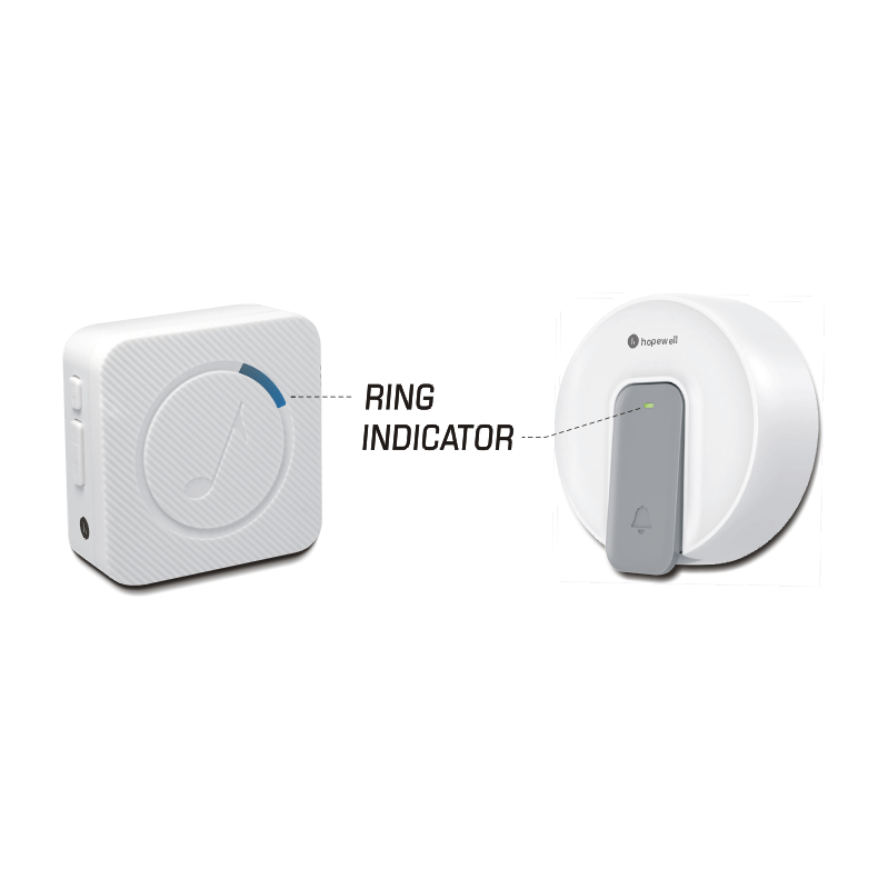 150m EXTRA Mini Battery-Free Plug-In Wireless Doorbell