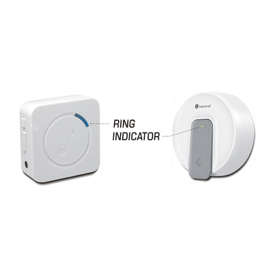 150m EXTRA Mini Battery-Free Plug-In Wireless Doorbell