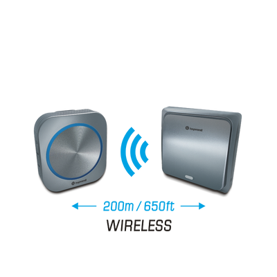 200m EXTRA Plug-In Battery-Free Wireless Doorbell &nbsp | &nbsp Twin Pack