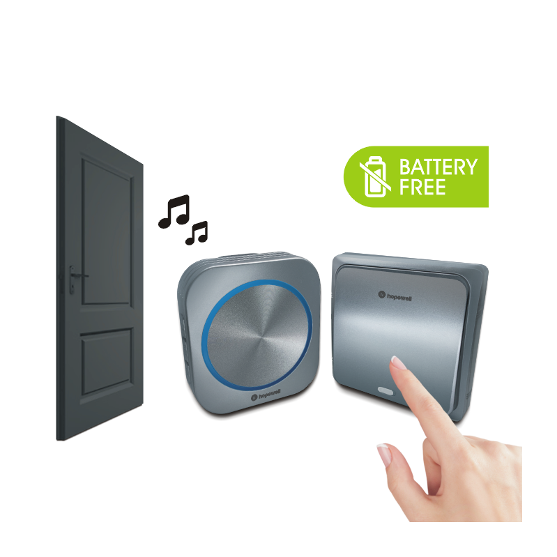 200m EXTRA Plug-In Battery-Free Wireless Doorbell