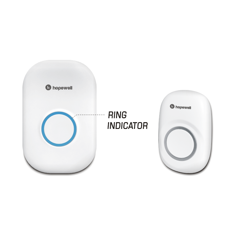 200m EXTRA Plug-In Battery-Free Wireless Doorbell