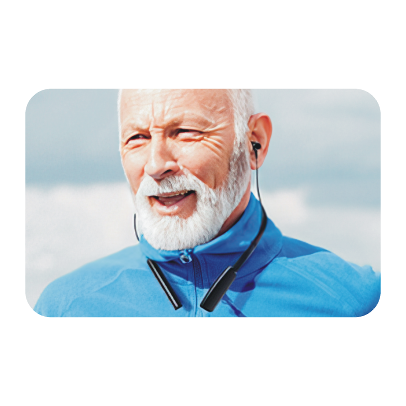 Rechargeable In-Ear Neckband Hearing Aids