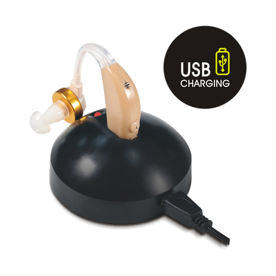 Rechargeable Behind-The-Ear Hearing Aid
